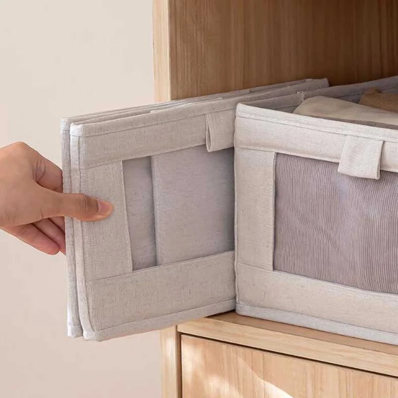 Storage Box Fabric Foldable Clothing Organizer