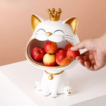 Storage Box Resin Lucky Cat Design