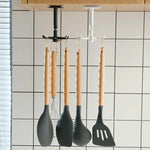 Storage Hooks 360-Degree Swivel Drill-Free Adhesive Mount