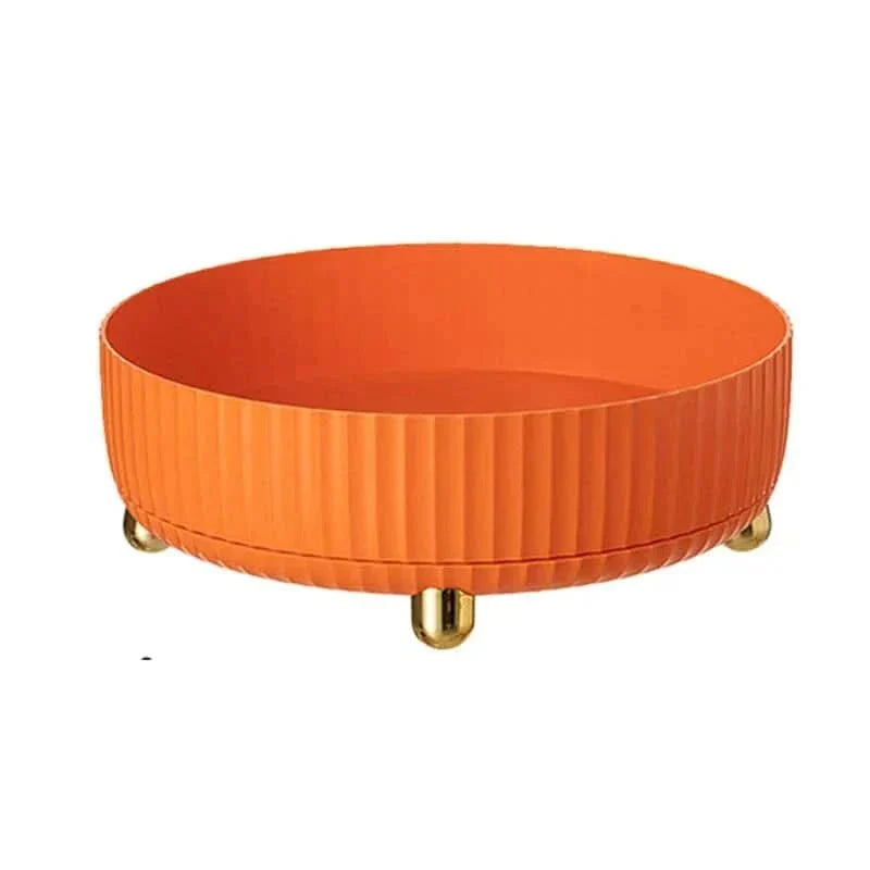 Storage Organizer 360° Rotating Space-Saving Tool-Free Installation