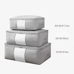Storage Organizer Foldable Zippered Clear Window