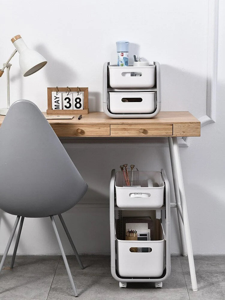 Storage Rack ABS Multi-Tier Minimalist Design
