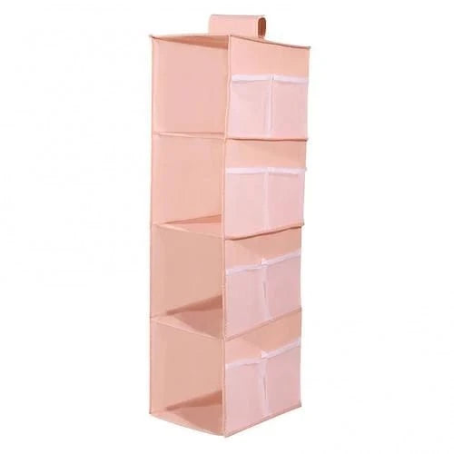 Storage Rack Four-Tier Foldable Dustproof Oxford Cloth