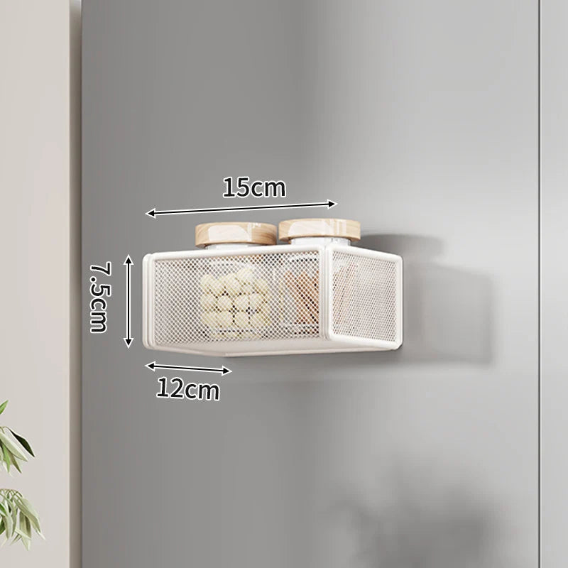 Storage Shelf Wall-Mounted Steel Mesh Ventilated