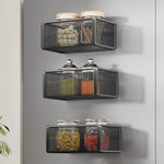 Storage Shelf Wall-Mounted Steel Mesh Ventilated