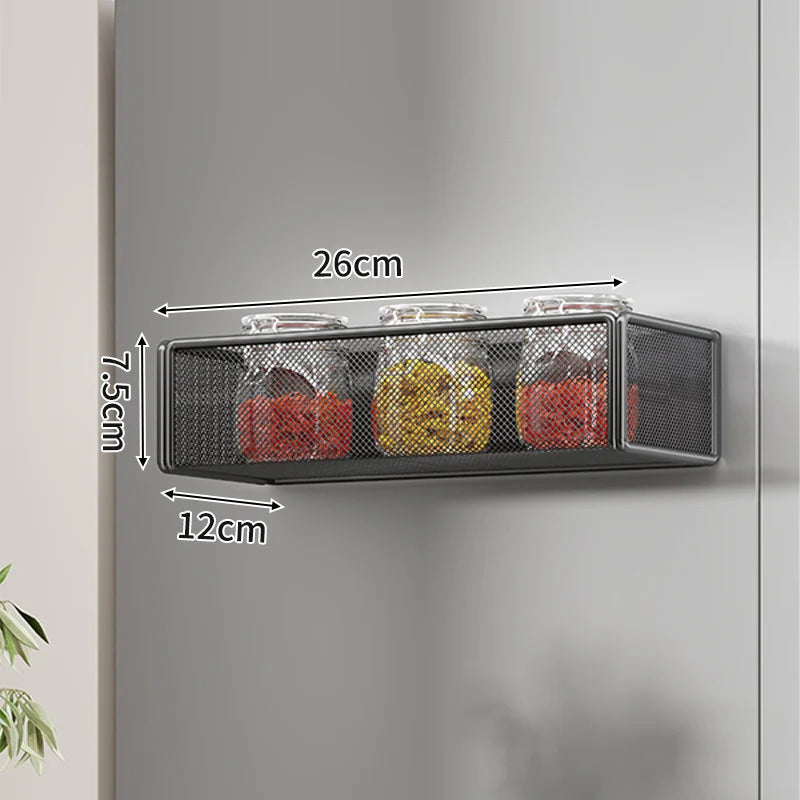 Storage Shelf Wall-Mounted Steel Mesh Ventilated