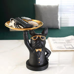 Storage Tray Bulldog Design High-Grade Resin