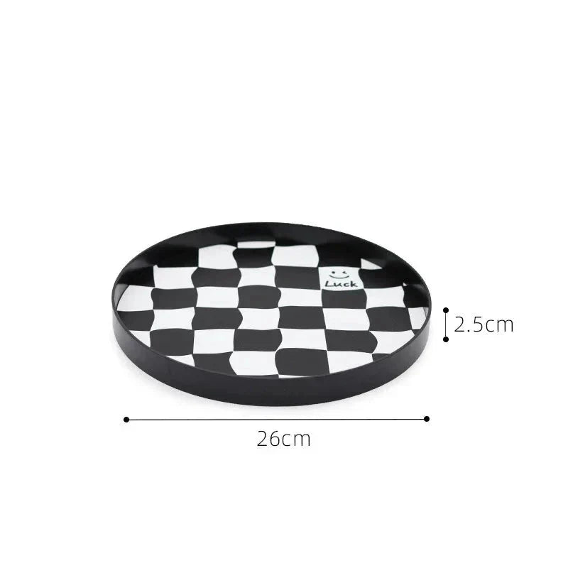 Storage Tray Plastic Chessboard Design for Organization