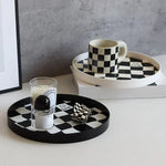 Storage Tray Plastic Chessboard Design for Organization