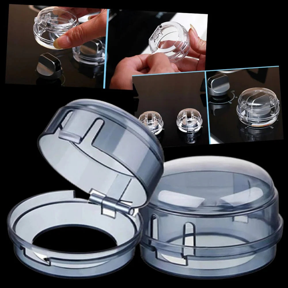 Stove Knob Cover Set Universal Fit & Transparent