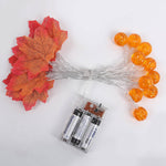 String Lights Autumn Maple Leaf Battery-Operated Warm LED Glow