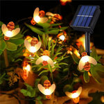 String Lights Solar Bee-Shaped IP65