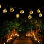 String Lights Solar-Powered Moroccan Ball IP65 Waterproof
