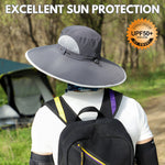 Sun Hat Large Fit Extra Wide Brim UPF50