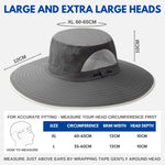 Sun Hat Large Fit Extra Wide Brim UPF50