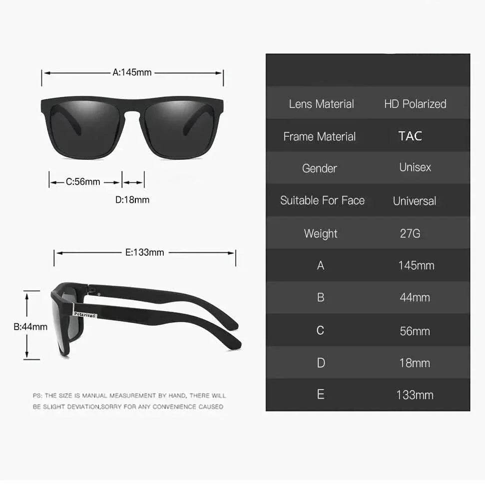Sunglasses Polarized Lenses UV400 Protection Lightweight Fit