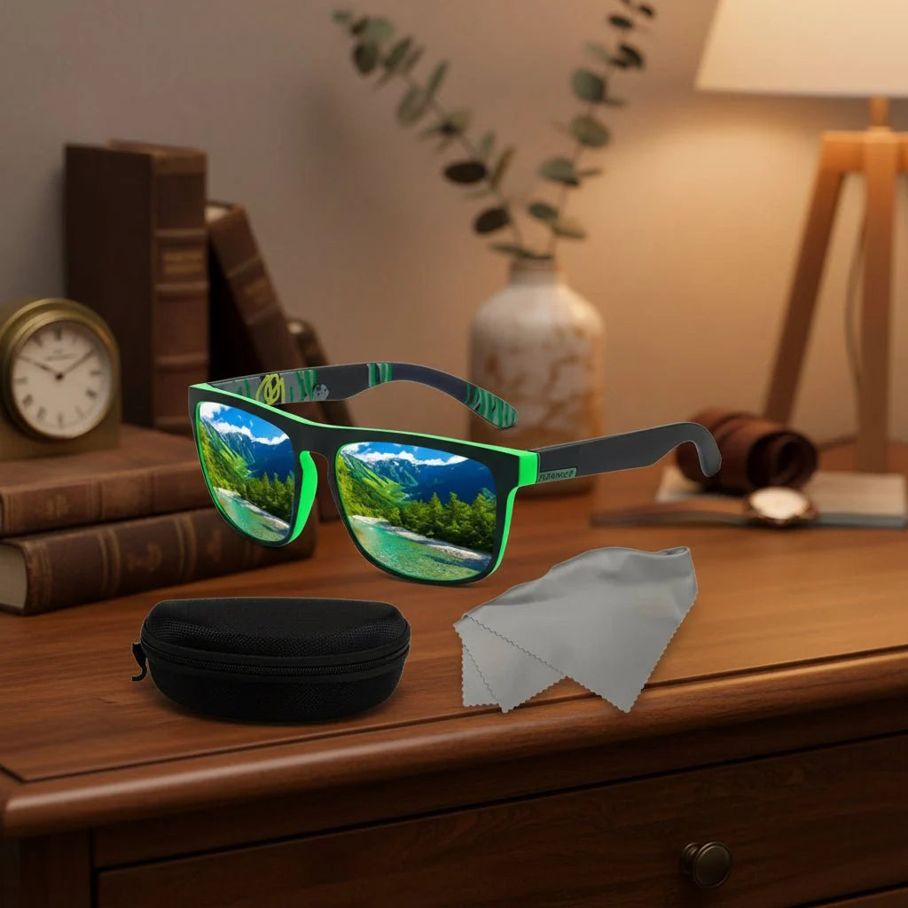 Sunglasses Polarized Lenses UV400 Protection Lightweight Fit