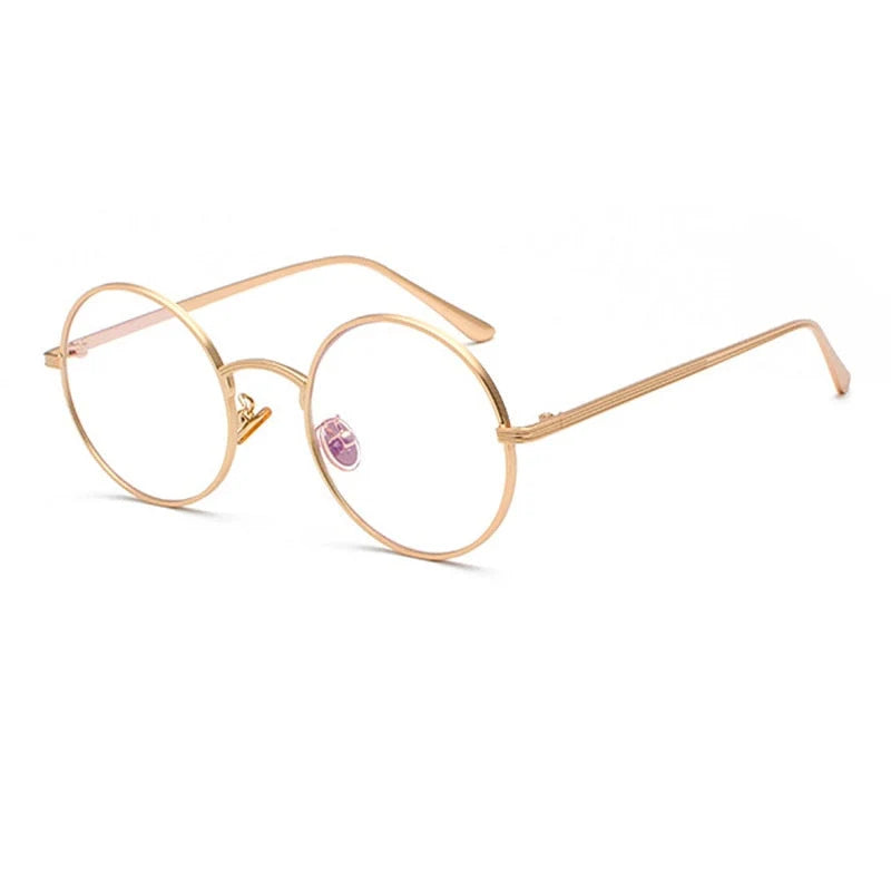 Sunglasses Round Thin Frame Unisex Minimalist Style