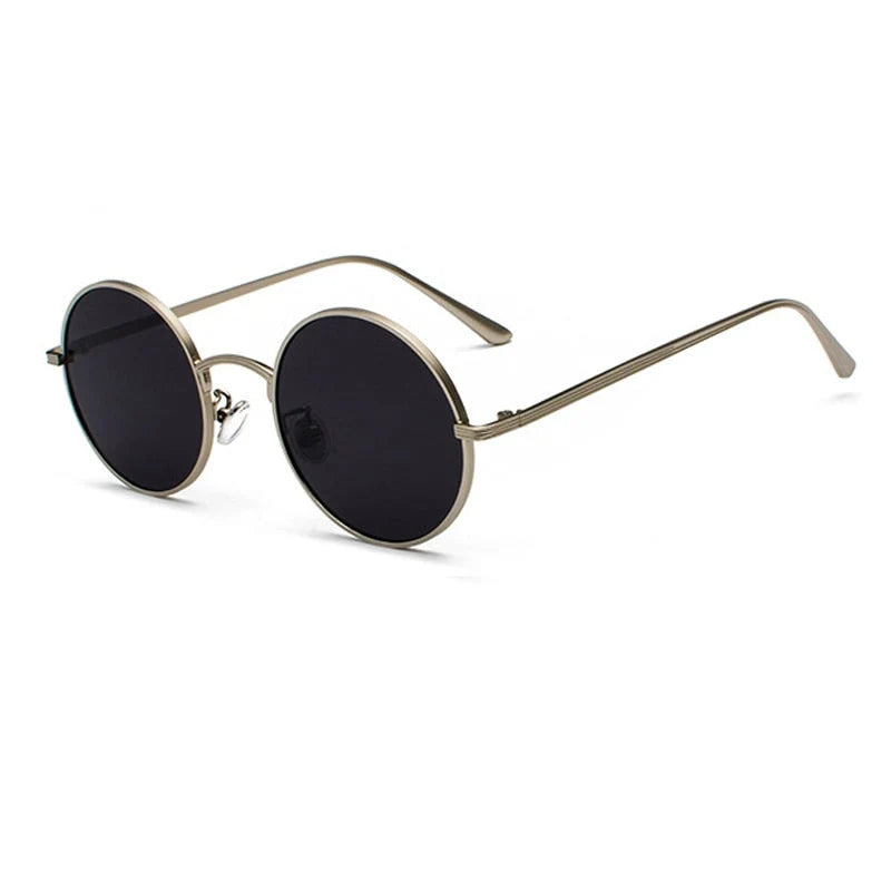 Sunglasses Round Thin Frame Unisex Minimalist Style