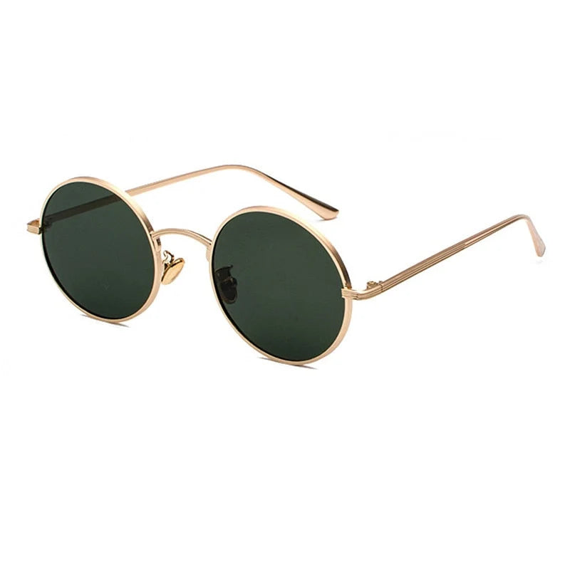 Sunglasses Round Thin Frame Unisex Minimalist Style