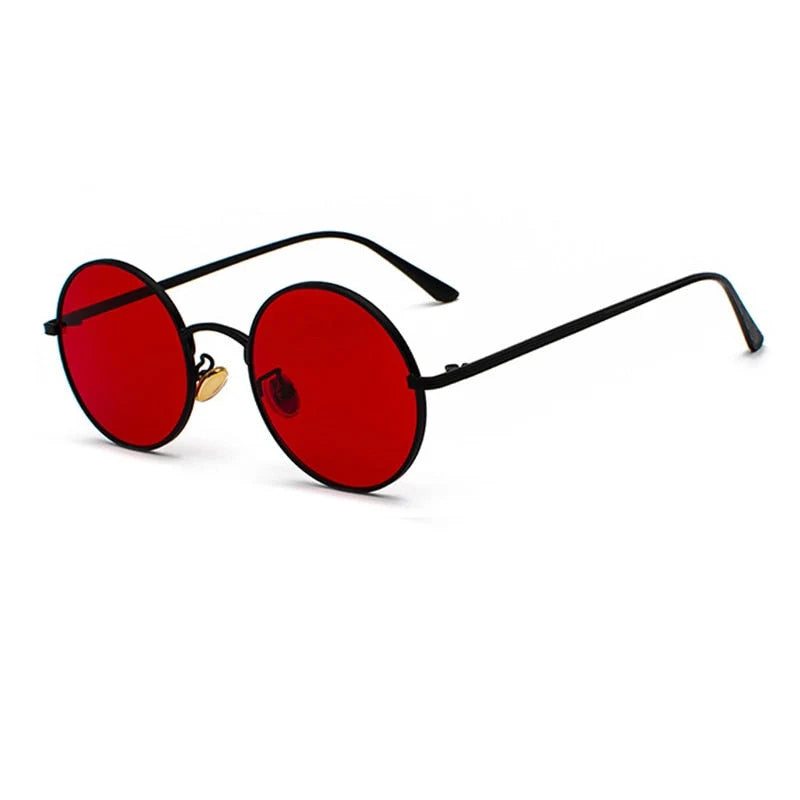 Sunglasses Round Thin Frame Unisex Minimalist Style