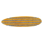 Surfboard Rug Shag Pile Striped Coastal Design