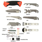 Survival Kit Compact Lightweight Multi-Tool & Fishing Gear