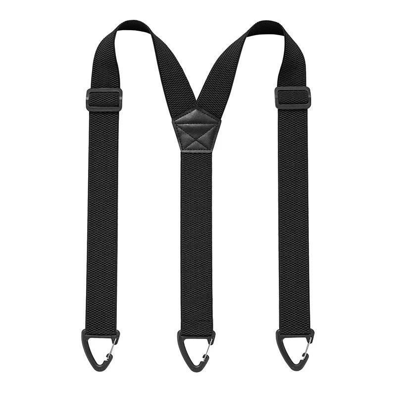Suspenders Adjustable Elastic Belt Loop Hooks 1.5-Inch Straps
