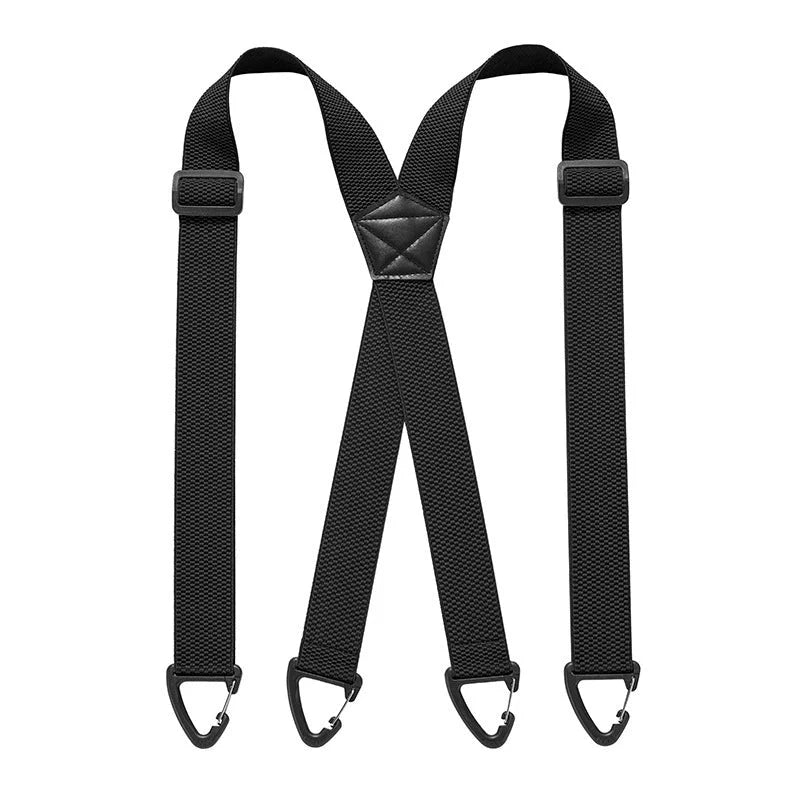 Suspenders Adjustable Elastic Belt Loop Hooks Y-Back & X-Back