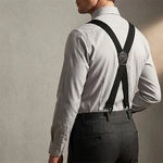 Suspenders Adjustable Metal Hook Clips X or Y Shape