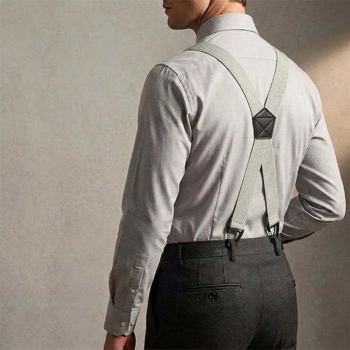 Suspenders Adjustable Metal Hook Clips X or Y Shape