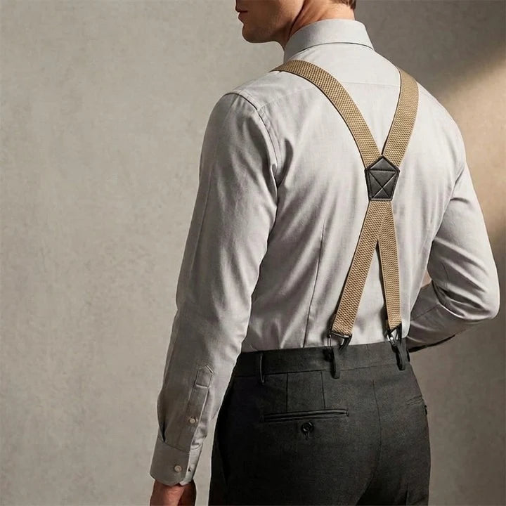Suspenders Adjustable Metal Hook Clips X or Y Shape