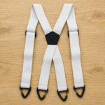 Suspenders Elastic Adjustable X-Back or Y-Back Metal Clips