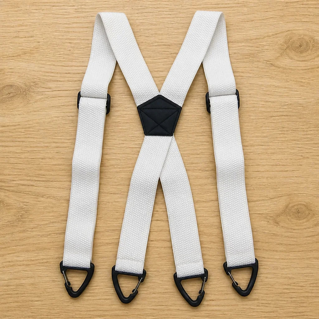 Suspenders Elastic Adjustable X-Back or Y-Back Metal Clips