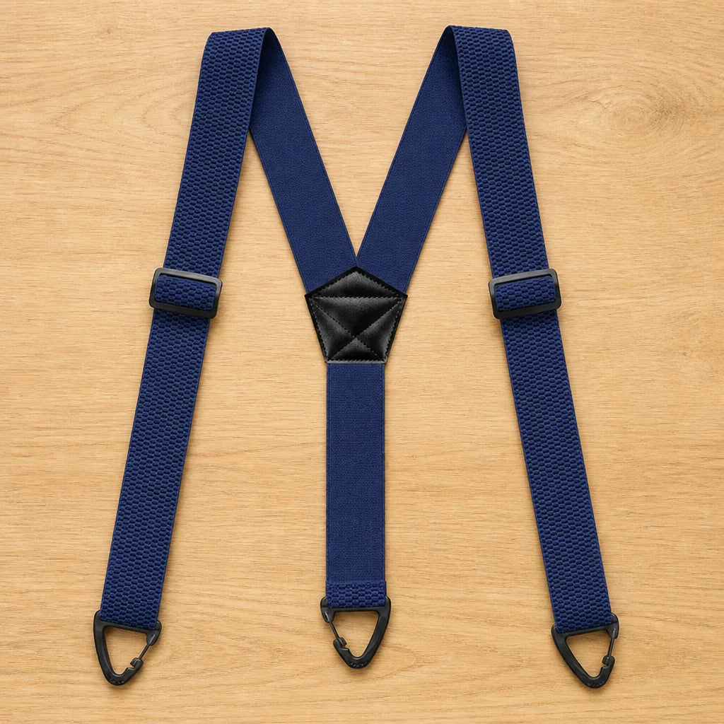 Suspenders Elastic Adjustable X-Back or Y-Back Metal Clips