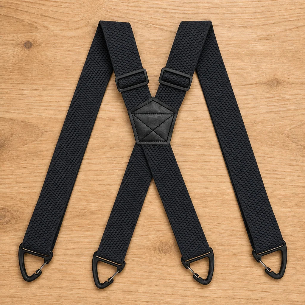 Suspenders Elastic Adjustable X-Back or Y-Back Metal Clips