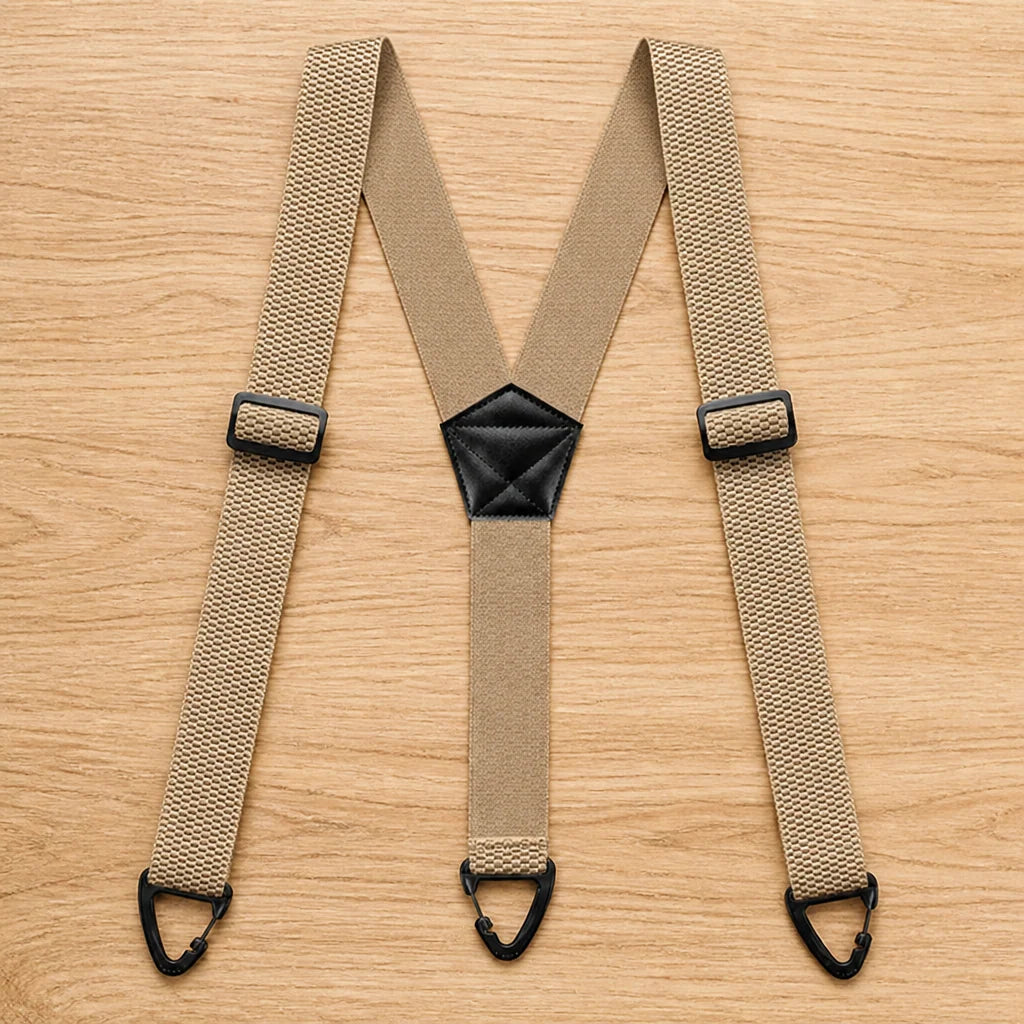 Suspenders Elastic Adjustable X-Back or Y-Back Metal Clips