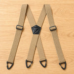 Suspenders Elastic Adjustable X-Back or Y-Back Metal Clips