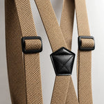 Suspenders Elastic Adjustable X-Back or Y-Back Metal Clips