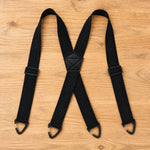 Suspenders Elastic Adjustable X-Back or Y-Back Metal Clips