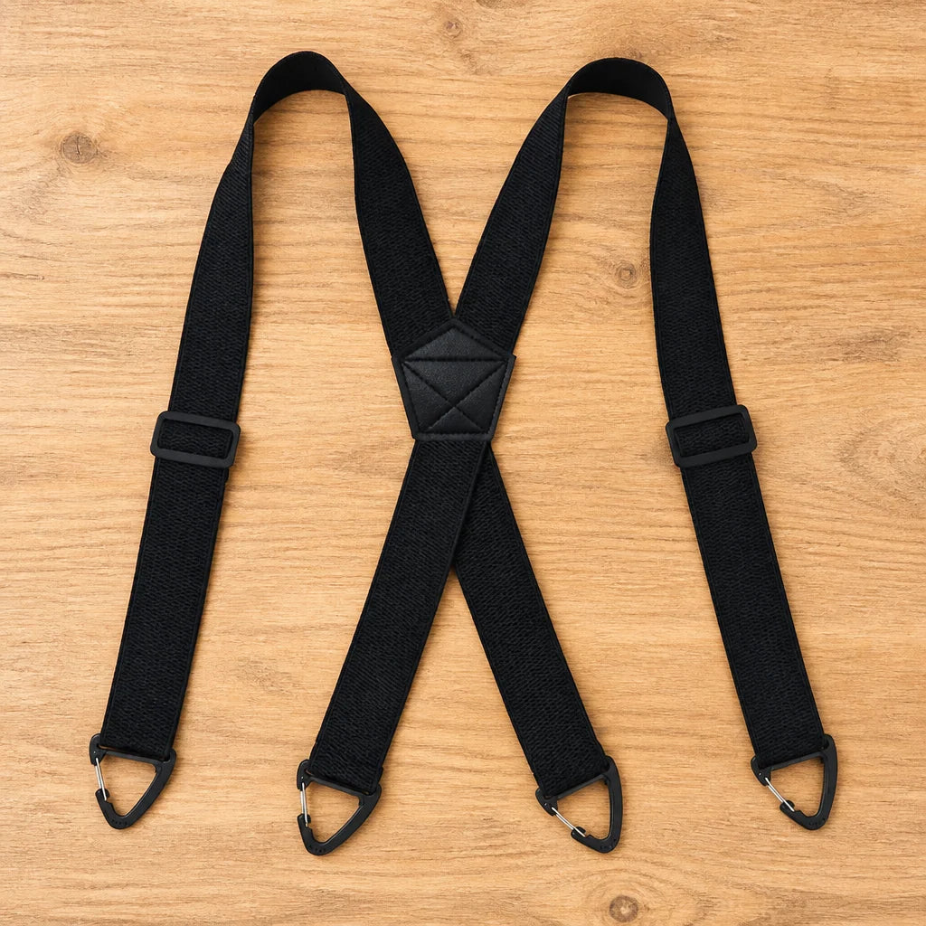 Suspenders Elastic Adjustable X-Back or Y-Back Metal Clips