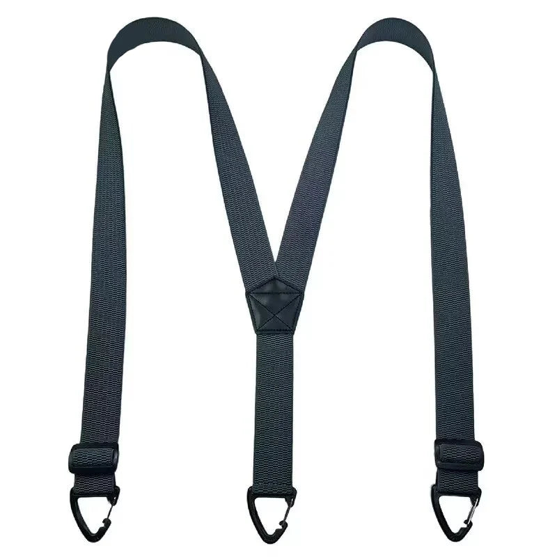 Suspenders Wide Elastic Adjustable Clip Fasteners