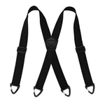 Suspenders Wide Elastic Adjustable Clip Fasteners