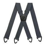 Suspenders Wide Elastic Adjustable Clip Fasteners