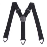 Suspenders Wide Elastic Adjustable Clip Fasteners