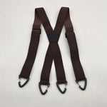 Suspenders Wide Elastic Adjustable Clip Fasteners