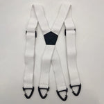 Suspenders Wide Elastic Adjustable Clip Fasteners