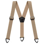 Suspenders Wide Elastic Straps Adjustable Heavy-Duty Clips