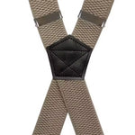 Suspenders X-Back Adjustable Elastic Four Metal Clips