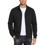 Sweatshirt Jacket Cotton Full-Zip Breathable Comfort